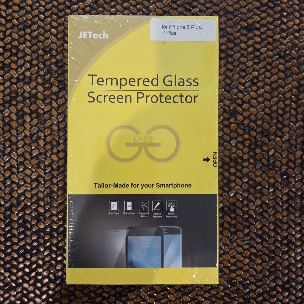 Yellow Tempered Glass Screen Protector for iPhone 8 Plus/7 Plus